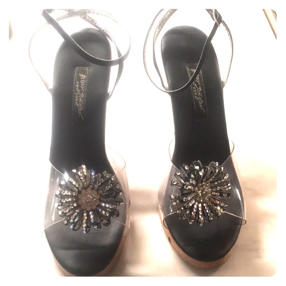 Betsey Johnson Shoes - Betsey Johnson Starburst Wooden Heels